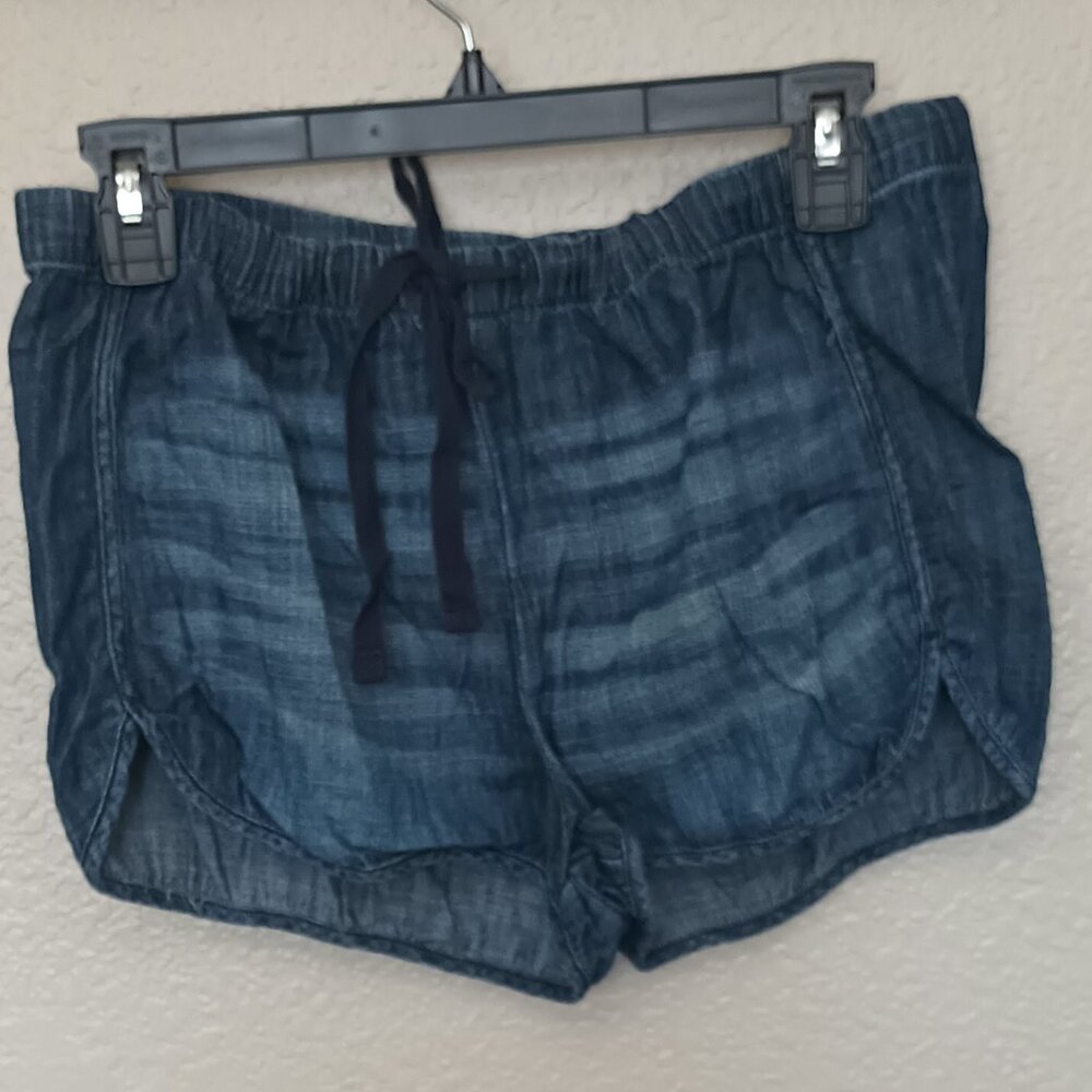 Express drawstring jean shorts